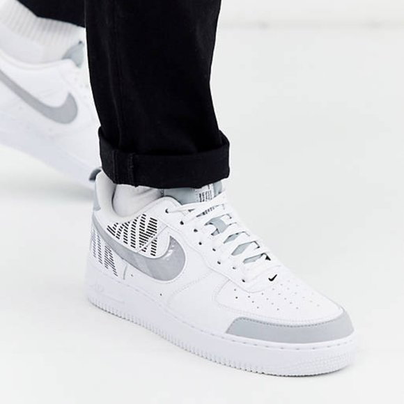 Nike Other - Nike Air Force One Low Under Construction White/Wolf Grey Sneakers  BQ4421-100